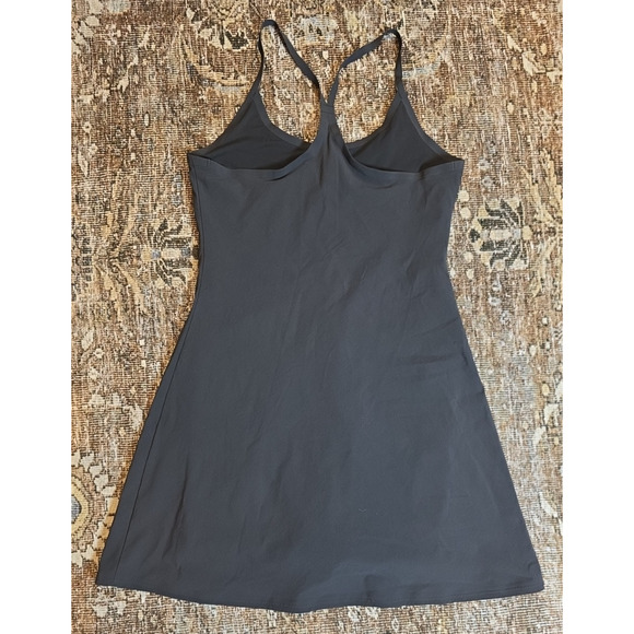 Outdoor Voices Exercise Dress S Black Lined Built-In Shorts Pockets Sporty OV - Picture 3 of 7